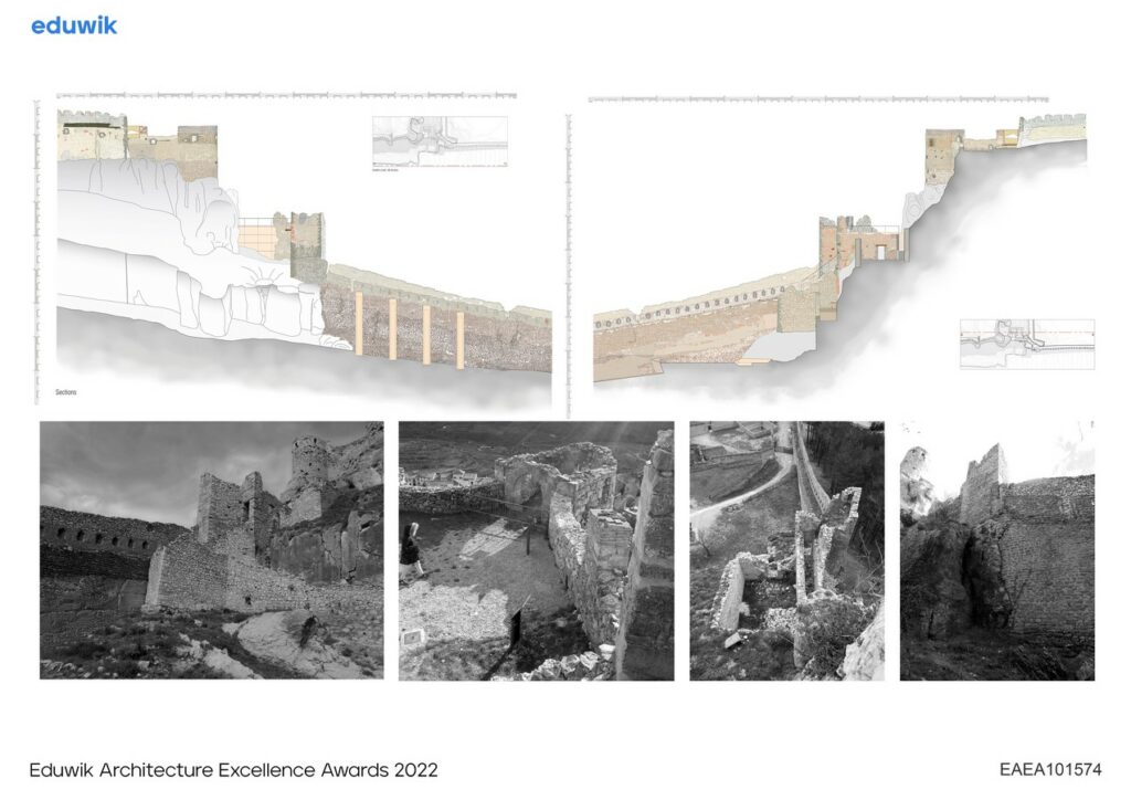 Consolidation and restoration in the area of “Sant Francesc” and “La Pardala” in Morella Castle | Carquero Arquitectura - Sheet3