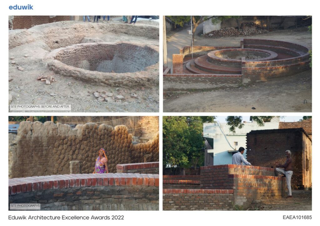 Design of a Small Shrine and a Public Space and Rejuvenation and Public Space Intervention for a Village Well | Studio Matter - Sheet3