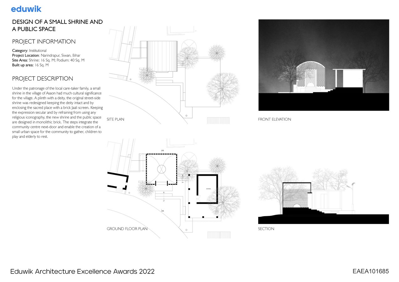 Design of a Small Shrine and a Public Space and Rejuvenation and Public Space Intervention for a Village Well | Studio Matter - Sheet5